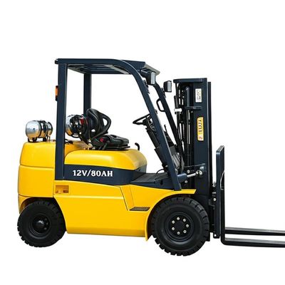 12V/80AH Battery Equipped Hydraulic Brake Type Diesel Forklift for Smooth Operation