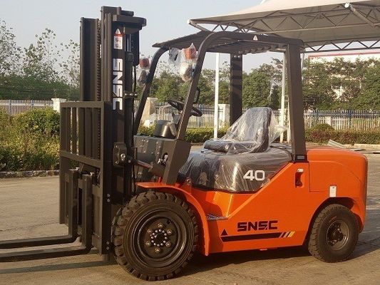 OEM 4 toneladas de empilhadeira a diesel SNSC empilhadeira a diesel de 2 etapas