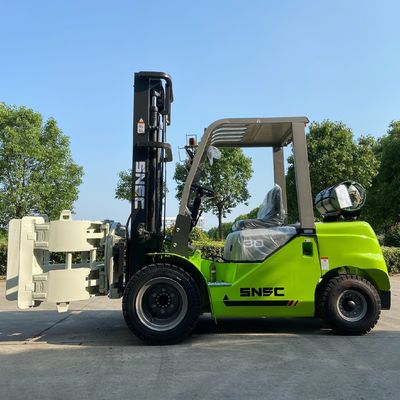 Caminhão elevador a gás natural de 3 toneladas de gás liquefeito Caminhão elevador a gás duplo de combustível pesado