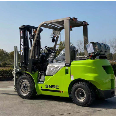 Caminhão de elevação de gás liquefeito a gasolina verde 3000 kg Caminhão de elevação de gás liquefeito a venda