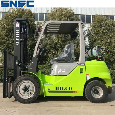 3m a 7m de alcance SNSC GPL Gas Forklift 3 toneladas GPL contrapeso