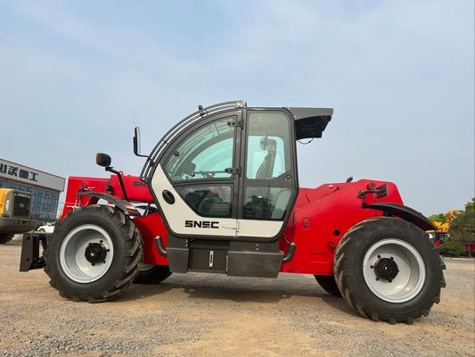 7m Pequeno Telemanejador SNSC 3 Ton Telescópica alcance em forquilha Vermelho
