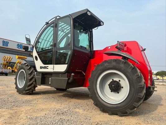 7m Pequeno Telemanejador SNSC 3 Ton Telescópica alcance em forquilha Vermelho