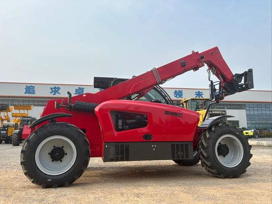 7m Pequeno Telemanejador SNSC 3 Ton Telescópica alcance em forquilha Vermelho