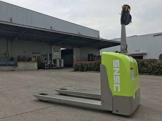 Carrinho de paletes elétrico de 1,5 toneladas, com bateria de lítio, verde