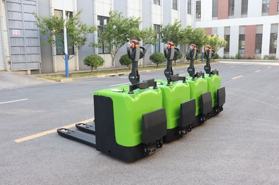 1550mm Forks Battery Powered Pallet Truck para Fábrica de Alimentos e Bebidas