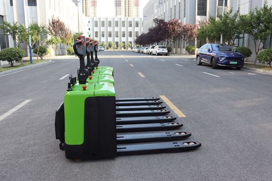1550mm Forks Battery Powered Pallet Truck para Fábrica de Alimentos e Bebidas