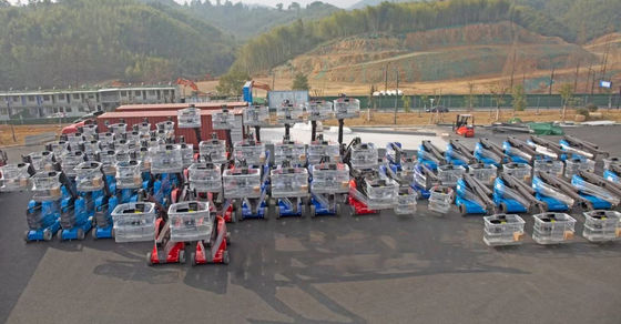 21m Telescoping Boom Lift 100kg-1500kg Capacidade Boom Articulating Lift