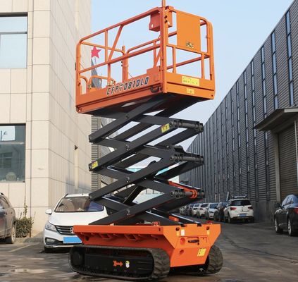 6m 8m 10m Auto-propulsão de tesoura elétrica de elevação plataforma de trabalho aérea 230kg Carga