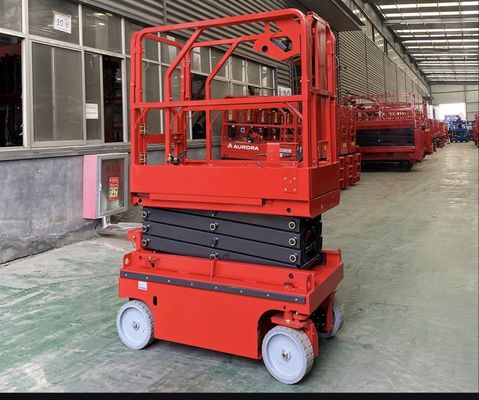 6m 8m 10m Auto-propulsão de tesoura elétrica de elevação plataforma de trabalho aérea 230kg Carga