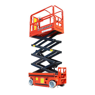300 kg de elevador de tesoura elétrico autopropulsado OEM plataforma móvel de elevação de tesoura