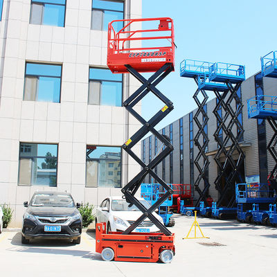 300 kg de elevador de tesoura elétrico autopropulsado OEM plataforma móvel de elevação de tesoura