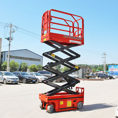 300 kg de elevador de tesoura elétrico autopropulsado OEM plataforma móvel de elevação de tesoura