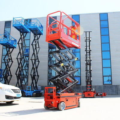 300 kg de elevador de tesoura elétrico autopropulsado OEM plataforma móvel de elevação de tesoura