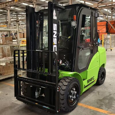 3.5 Ton Diesel Forklift Truck with Reinforced Chassis and USA Curtis Controller for Heavy-Duty Operations
